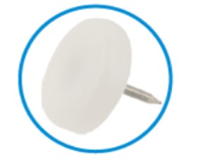 Подпятник 6220-341 белый d.20 мм (5тыс)