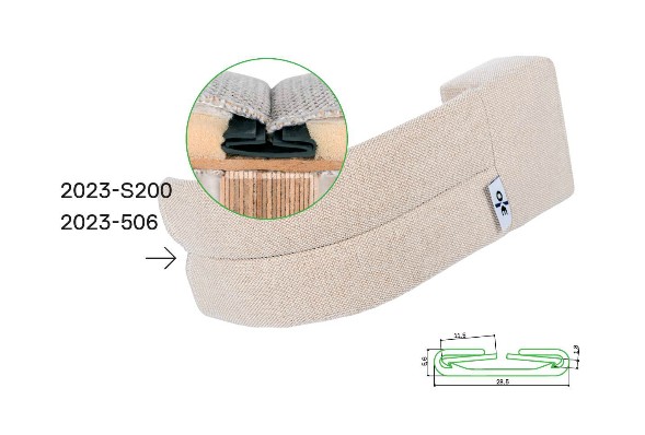 Профиль 2023-004=2023-S200 с надрезами сверху (100*1,2м)