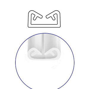 Потайной желобок 1156-147 (по 200 шт-1,2м)