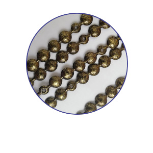 Полоска декоративная под старое золото (9,6мм) (250м)