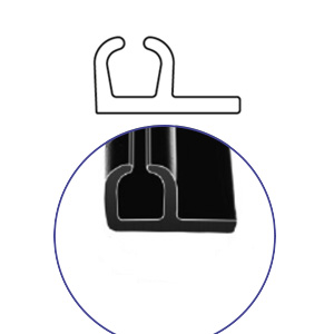 Профиль 2040-000 = 2835-998 с горизонтальным фаланцем (200*1,2м)