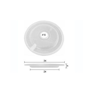 Шайба для утяжки белая 6001-010 (5тыс)