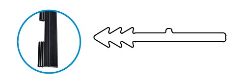 Профиль 1711-000 (300шт 1,2м) ответная часть к 1712-000