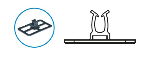 Профиль 4370-031 CLIP-FIX   отдельные клипсы (2000 шт)