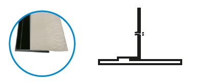 Профиль 27856-046 (уп-75 шт-1,2 м) фланец 45мм