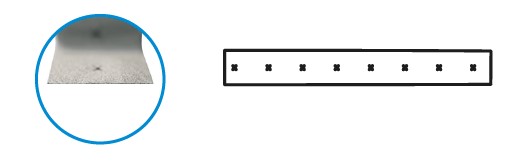 Профиль 4370-030 LIP-FIX   нетканка к клипсам (200 м) 12,5 шт/м