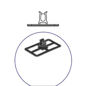 Профиль 4370-031 CLIP-FIX   отдельные клипсы (2000 шт)