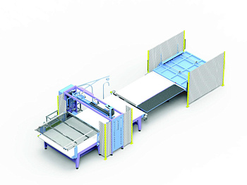 Автоматическая  клеевая линия для полиуретанового клея-расплава G6000