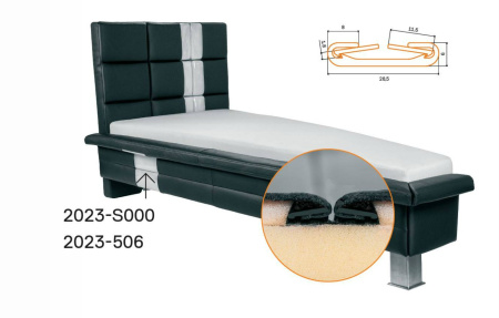 Профиль 2023-003=2023-S000  - маленький 2023-001(100*1,2м)