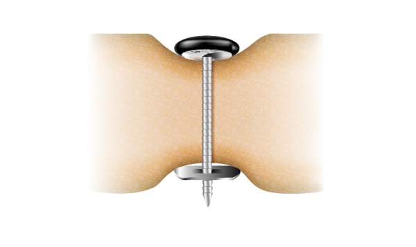 Пуговица 28"'  с гвоздем 25 мм (1 тыс)