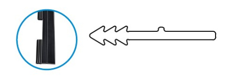 Профиль 1711-000 (300шт 1,2м) ответная часть к 1712-000