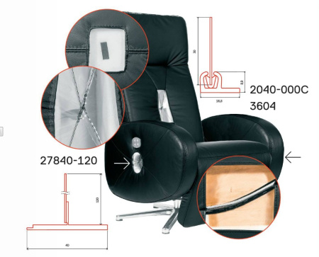 Профиль 2040-000 = 2835-998 с горизонтальным фаланцем (200*1,2м)