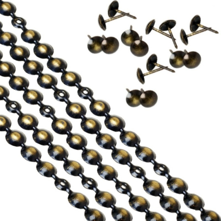 Полоска декоративная под бронзу (16 мм) (125м)