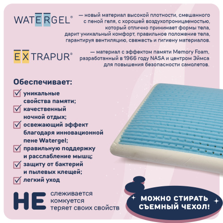 Подушка прямоугольная EXCHANGE 60*40*15 - комплект