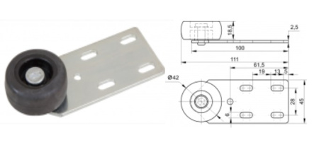 409м Колесная опора