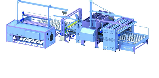 Автоматическая линия для упаковки, пресования и скручивания M333EPV
