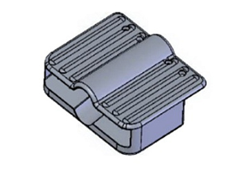 Крепления для ламелей Good Side 72 мм для деревянных рам с площадкой